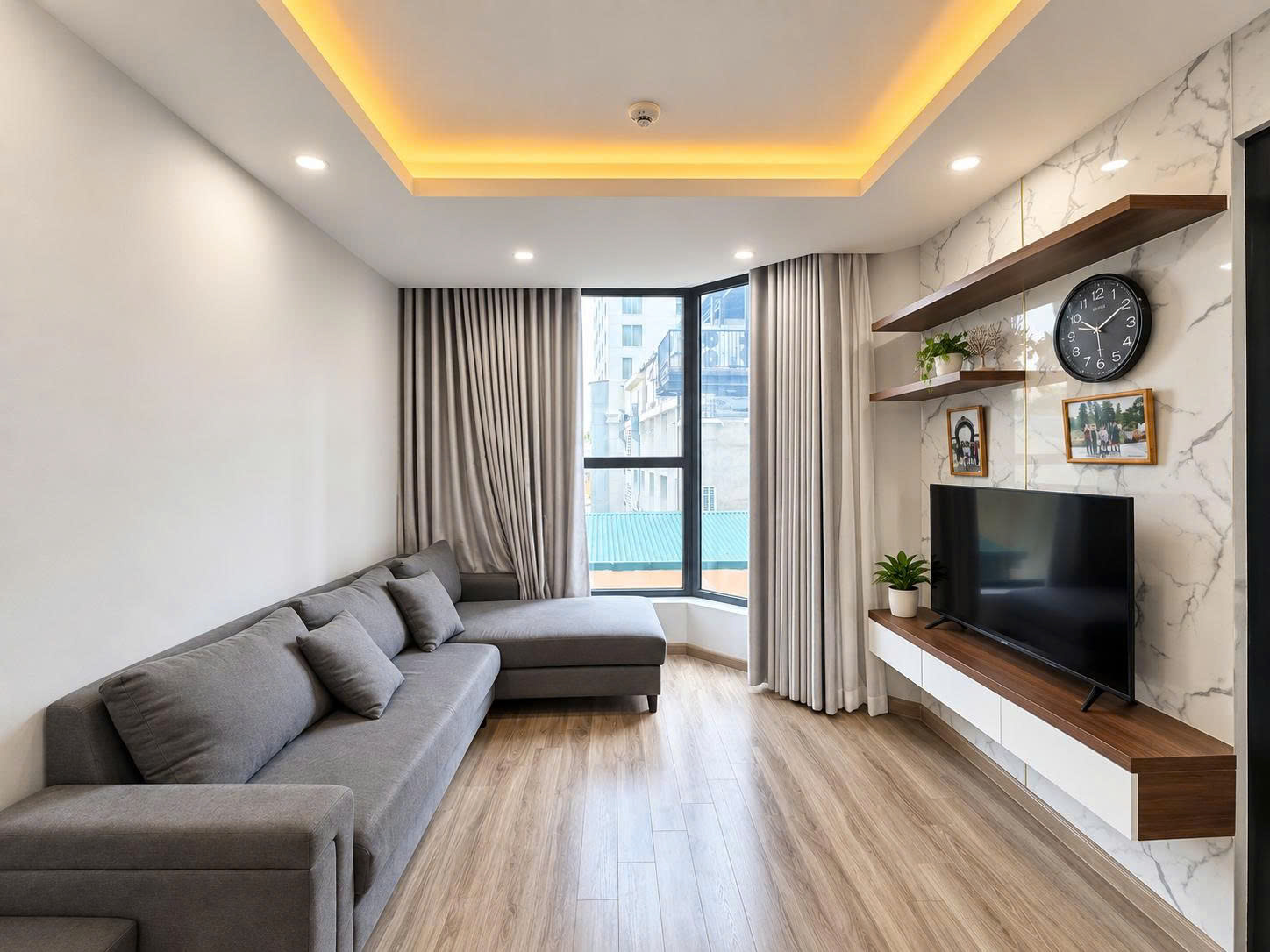Квартира · 2 спальни — HUD Building, Nguyễn Thiện Thuật, Lộc Thọ, аренда квартиры SUNVIET