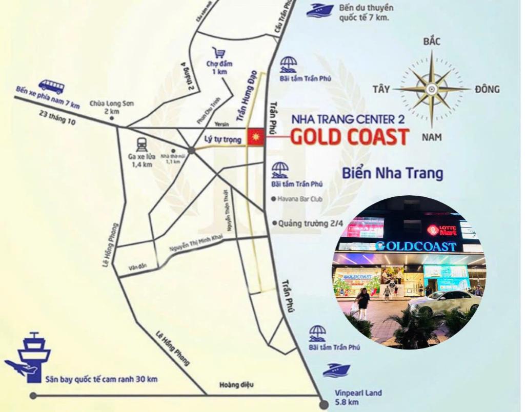 Студия — Gold Coast, Lộc Thọ, аренда квартиры SUNVIET