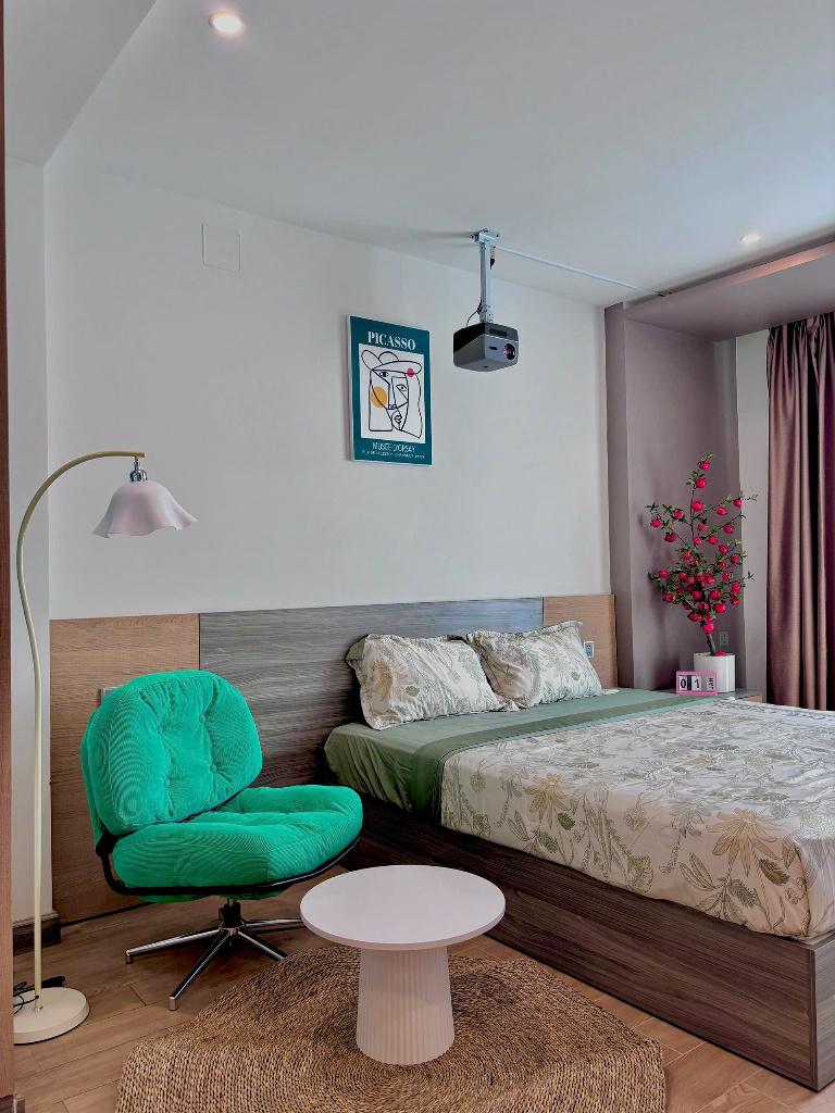 Студия — Đường Hùng Vương, Lộc Thọ, аренда квартиры SUNVIET