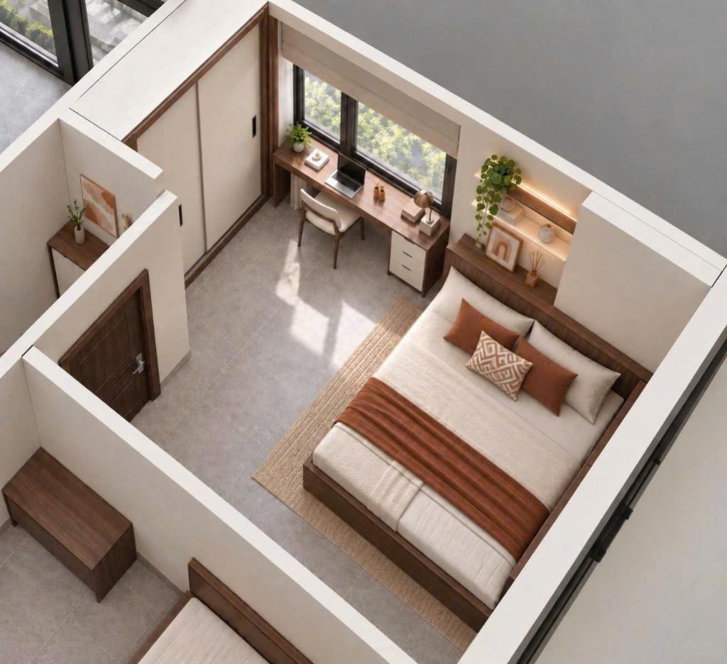 Квартира · 3 спальни — CCU01 Phước Long, Nam Nha Trang, аренда квартиры SUNVIET
